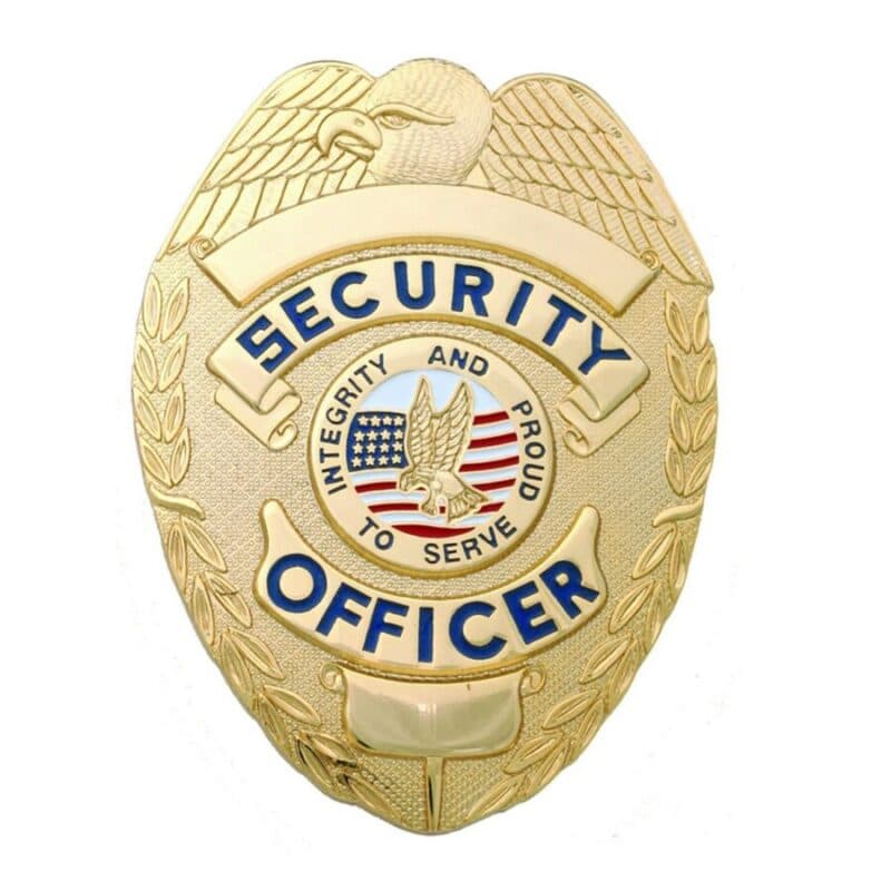 Security Officer Badge – Gold
