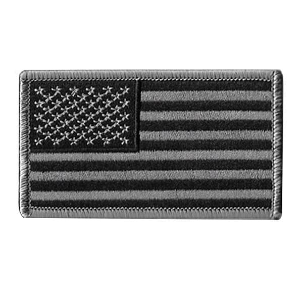American Flag Patch – Black