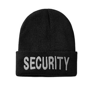 Long Beanie – Black & White Security ID