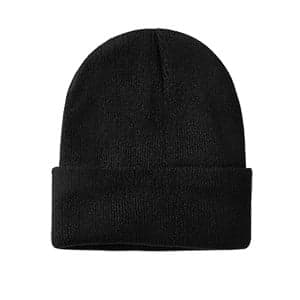 Long Beanie – Plain Black