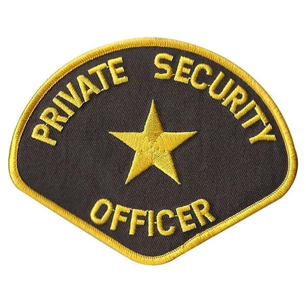 Private Security – Shoulder Patch – Brown