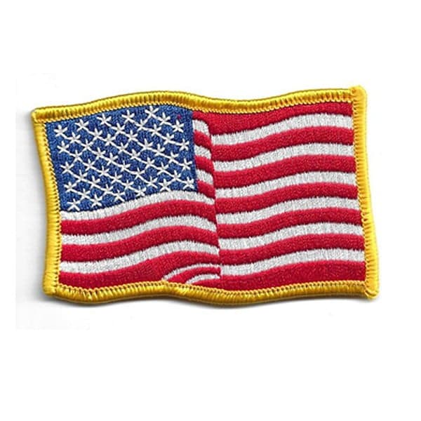American Flag Patch – Wave
