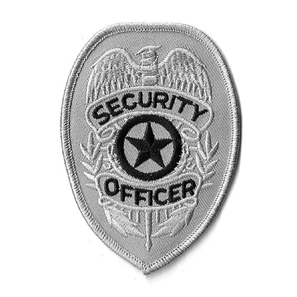Security Officer – Chest Patch – Black on Gray