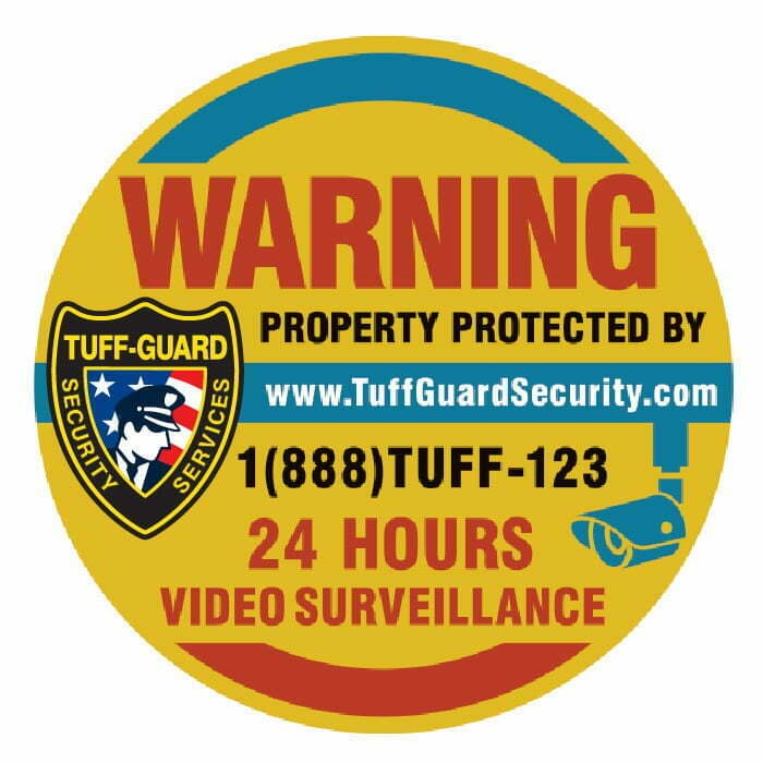 Warning Sticker – Round