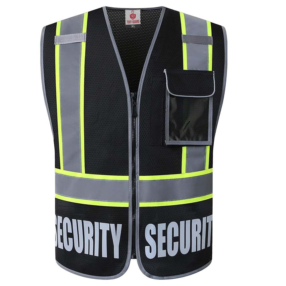 Tuff-Guard – Heavy Duty – Black Vest – Security ID