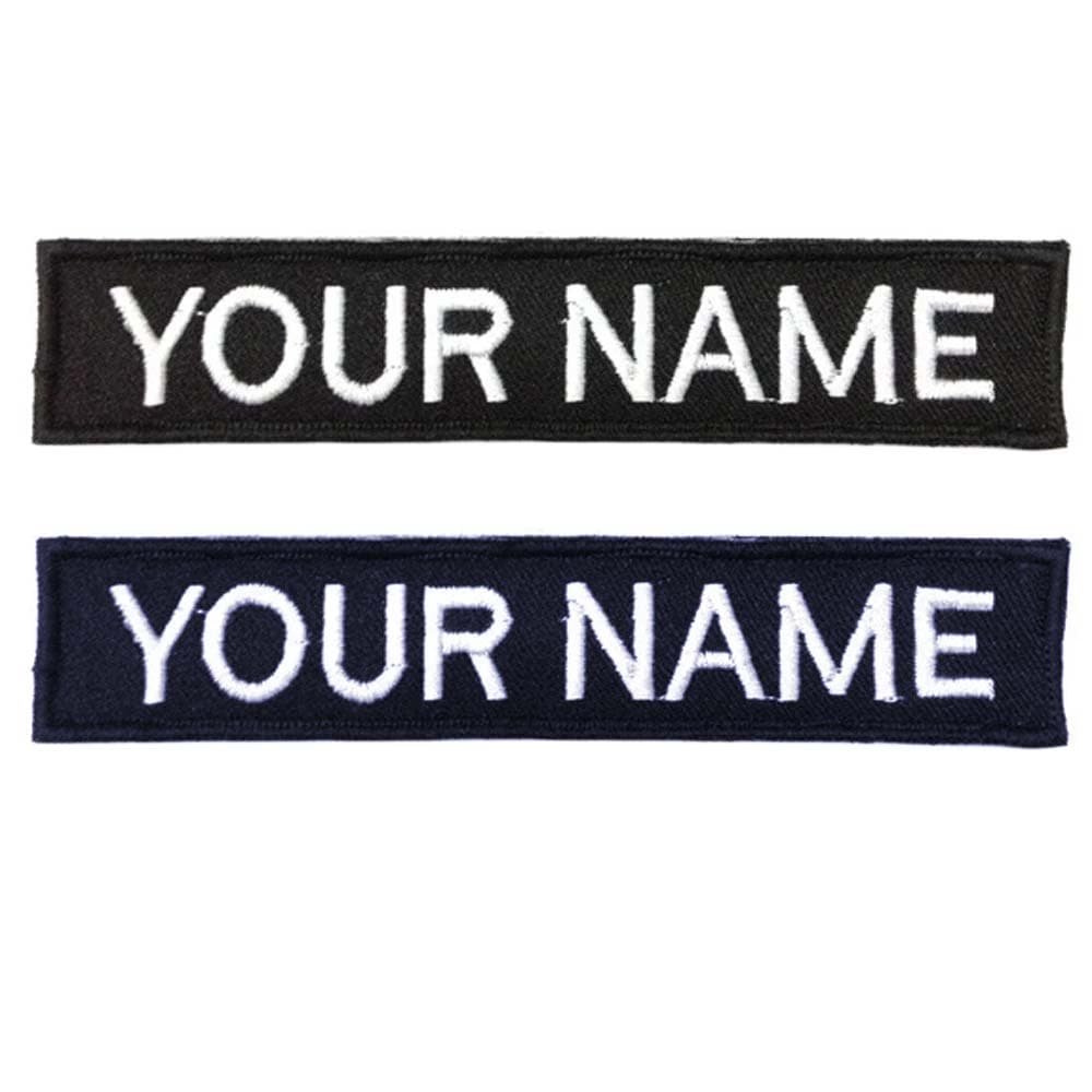 Embroidered Tactical Name Patches