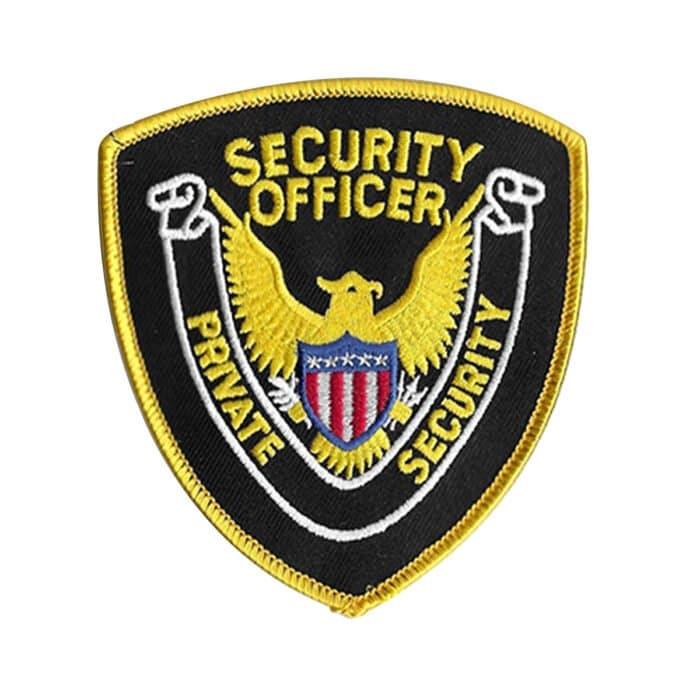 Security Officer – Shoulder Patch – Yellow & Black