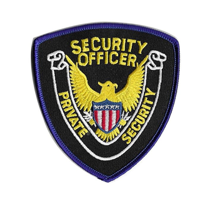 Security Officer – Shoulder Patch – Black & Blue