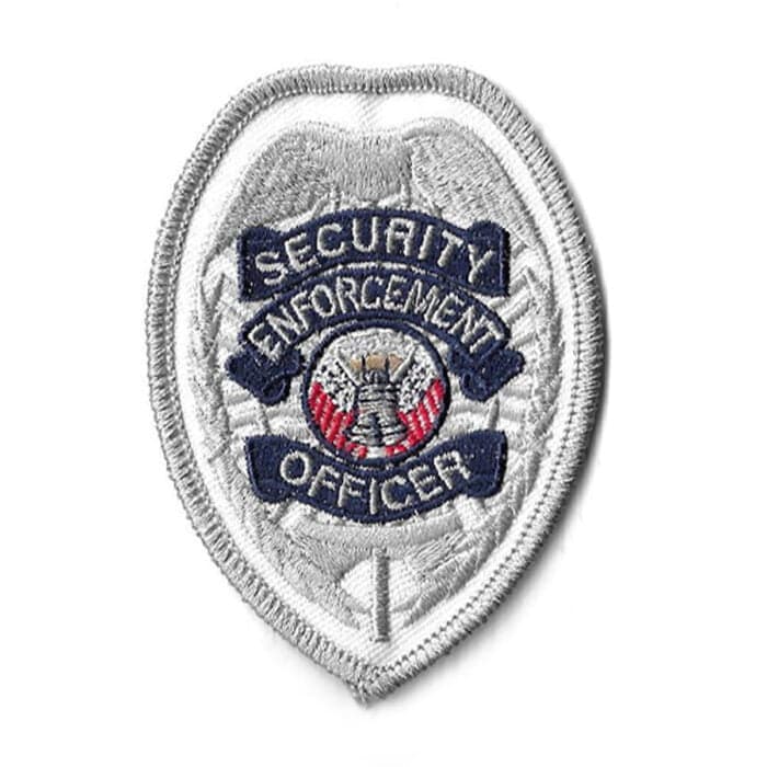 Security Enforcement Officer – Chest Patch – Navy on Gray