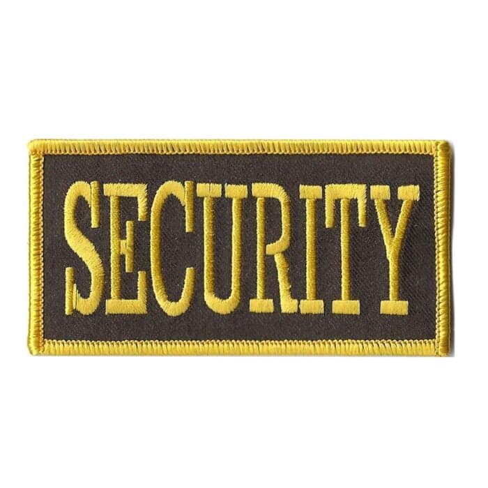 Security ID – Small Patch – Yellow & Brown